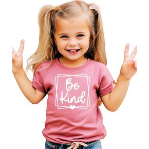 Be Kind Geometric Box Shirt for Baby & Toddler Youth Girl