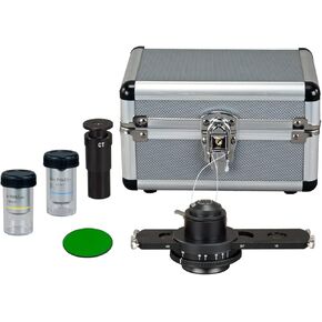 OMAX Darkfield and Brightfield Plan Phase Contrast Kit for Compound Microscopes