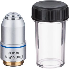 AMSCOPE PA60X 60X خطة العدسة الهدف من المجهر