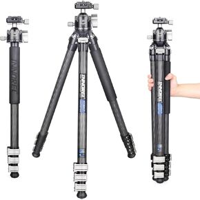 KT254CF-Innorel Carbon Fiber Professional Fast Flip Buckle Tripod 25.6mm أنبوب مصغرة مصغرة مع D36 LOW PLING DOUBL