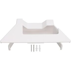 Router Shelf, Sturdy Wall Mount Bracket for Home, Modern, Stylish and Rugged, Ideal for Router Storage, ABS Material, 7.09x3.54x2.24in
