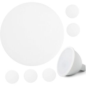 PRETYZOOM 6Pcs Light Diffuser Lamp Shade Covers for Even Lighting Easy Installation Versatile Use with Ceiling and Pendant Lights Material