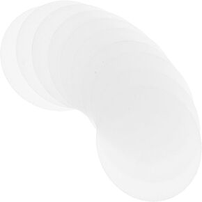 Ciieeo 10Pcs Curved PC Diffuser Cover for LED Downlight Scratch Resistant Light Diffuser High Transparency Lighting Gel for Dazzling Diffusion in Ceiling Fixtures