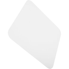 PRETYZOOM Square Acrylic Ceiling Light Diffuser Sheet for Chandeliers Easy Maintenance Lamp Shade Adapter Illumination Cover for Bedrooms Living Rooms Rounded