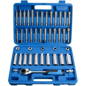 43pc صدمات امتصاص الصدمات الجوز go-throu set مجموعة Ratchet التوجيه محور التعليق صدمة الامتصاص الجوز مجموعة المقبس للمبتدئين DIY