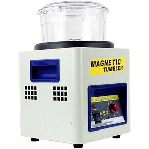 Electric Magnetic Polisher Cleaning Polishing Magnetic Deburring Equipment Magnetic Polisher For Jewelry For Beginnners DIY Use