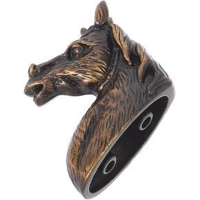 ARTIBETTER Rustic Drawer Knobs Horse Head Animal Vintage Door Handles Easy Installation for Home Decor