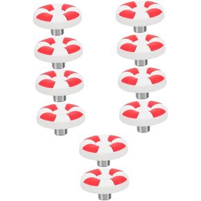 Angoily 3sets Nautical Home Decor Pull Handle Ocean Theme Plastic Cabinet Knobs for Wardrobe Closet 2pcs*3