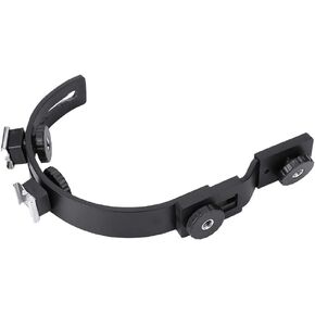 Ctype Double Hot Shoe Mount Fl LED Fill Light Bracket Suitable for SLR CamerasC Ual Hot Shoes Fl Lamp Mount Holder Bracket for DV Camera Camcorder Camera