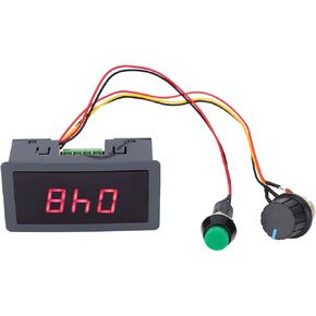 CCM5D PWM Speed Controller with Digital Display Screen, 0-100 Numerical Value Display, Stepless Speed Regulation for Motor Enthusiasts, Made of HighQuality ABS Material