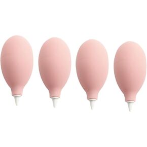 4Pcs Blower Squeeze Bulb Pink Camera Cleaning Tool for Dust Removal from Succulents Lenses and Computers Efficient Air Blowing Ball for Easy Operation