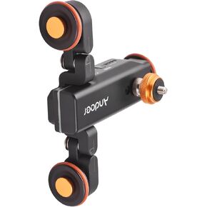 Motorized Camera Video Track Slider with 3 Speed Adjustable 2.4G Remote Control Built in 1800mAh Battery Phone Holder Ballhead for Time Lapse Macro Low Angle Video