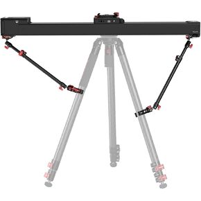 Ifootage Shark Slider Nano II 660 مع 2 حزمة 32 بوصة SA-32 ذراع سحرية كبيرة ، منزلق كاميرا مزودة بمحركات وقضيب شريط التمرير ، متوافق مع Canon Nikon DJI DSLR