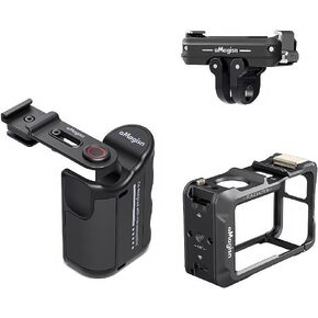 AMagisn Xplorer Camera Grip Kit, Magnetic Quick-Release Handle for Insta360, DJI Action, Hero Series Cameras (Ace Pro 2 Metal Kit)