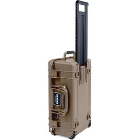 Dark Desert Dirt Pelican 1535 Air case. Comes Empty & with Wheels.