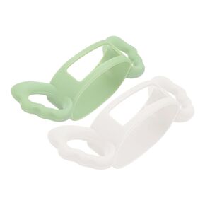 Garneck 2Pcs Silicone Bottle Grip Handles Detachable Design for Boy Girl and Soft Slip Texture for Comfortable Holding Versatile Compatibility with Various Bottle