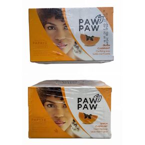 Paw Paw Clarifying Bar Soap with Papaya & Vitamin E (2 Pack)