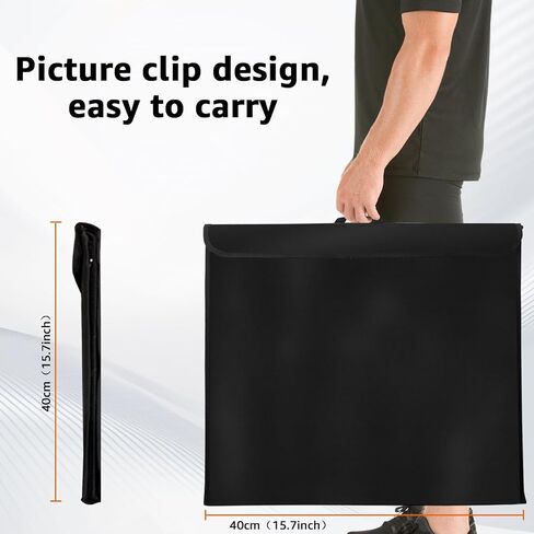 Portable Photo Studio Light Box Professional Dimmable Shooting Tent Kit with 3 Backdrops for Jewelry and Small Items Product Photography (16inch*16*inch*16inch) in Saudi Arabia