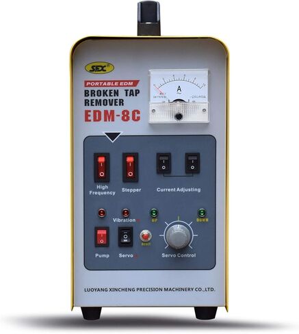 EDM-8C 800W ، 110 فولت EDM المحمولة ، TAP ERODER ، مزيل النقر المكسور ، النقر فوق التفكك ، النقر فوق الموقد ، قم بإزالة بسرعة 5/64 '' إلى 25/32 '' صنابير مكسورة ، تدريبات ، مسامير ، مسامير (إعداد عمق ثقب) in Kuwait