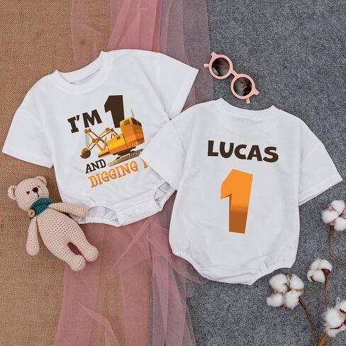 Personalized Space Astronaut 1St Birthday Romper, First Trip Around The Sun Outfit Boy, First Birthday in Kuwait