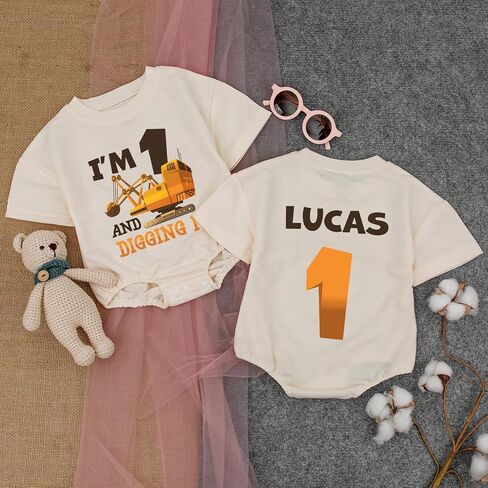 Personalized Space Astronaut 1St Birthday Romper, First Trip Around The Sun Outfit Boy, First Birthday in Kuwait