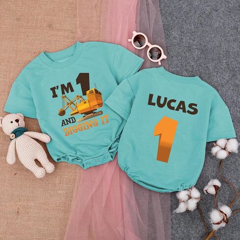 Personalized Space Astronaut 1St Birthday Romper, First Trip Around The Sun Outfit Boy, First Birthday in Kuwait