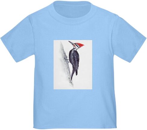 CafePress Pileated Woodpecker Toddler T Shirt Cute Toddler Graphic Tee, 100% Cotton in Kuwait