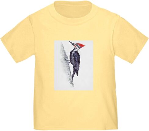 CafePress Pileated Woodpecker Toddler T Shirt Cute Toddler Graphic Tee, 100% Cotton in Kuwait