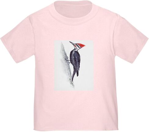 CafePress Pileated Woodpecker Toddler T Shirt Cute Toddler Graphic Tee, 100% Cotton in Kuwait