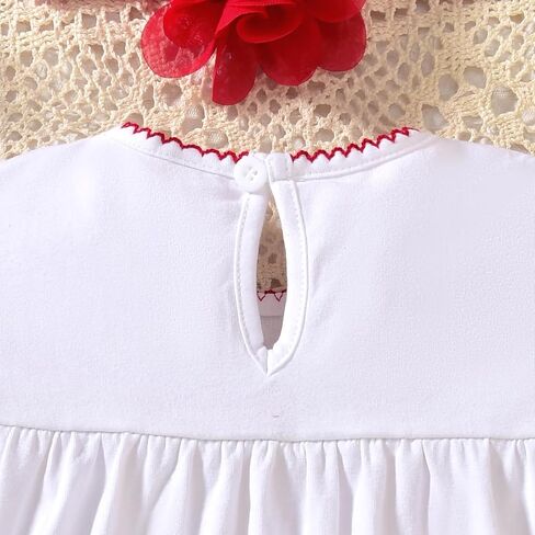 Hintina Toddler Girl Mexican Mexican Servidered Service Short Sleeve Blouse و Shorts Shorts غير الرسمية in Kuwait