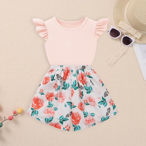 طفل طفل طفلة الملابس الصيفية ثعبان قميص مضلعة تي شيرت القمصان اللطيفة in Kuwait