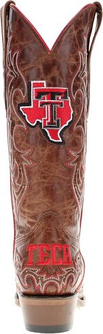 Vaccari Women's Annie Genuine Leather NCAA Athletics Embroidery & Studs Snip Toe Cowgirl Boots in Kuwait