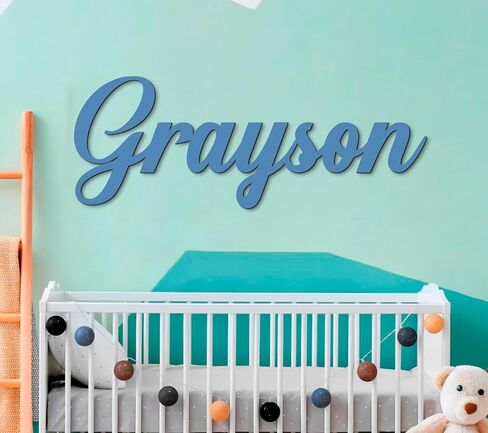 Wooden Name Sign, Baby name sign for wall Name signs Personalized name sign Name wall decor Name for nursery wall Nursery name sign for boys (Name Sign) in Kuwait