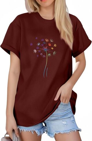 Graphic Tees for Women Summer Tops Womens T Shirts Clothes Outfits Beach Funny Shirts for Women Summer Clothes in Kuwait