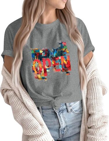 Tshirts كبيرة الحجم للنساء قمم أسفل القمصان مشدها Top Tie Dye Shirt Women's Fashion Golf Polo Plus in Kuwait