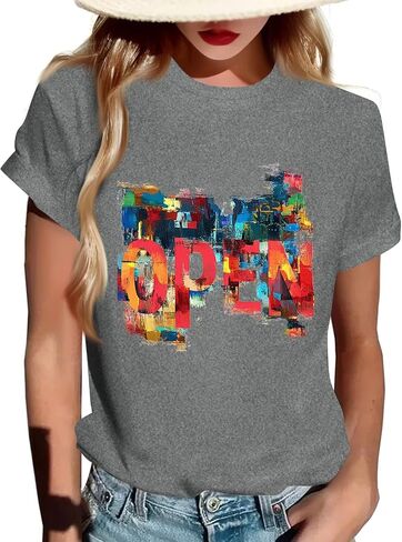 Tshirts كبيرة الحجم للنساء قمم أسفل القمصان مشدها Top Tie Dye Shirt Women's Fashion Golf Polo Plus in Kuwait