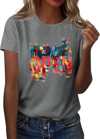 Tshirts كبيرة الحجم للنساء قمم أسفل القمصان مشدها Top Tie Dye Shirt Women's Fashion Golf Polo Plus in Kuwait