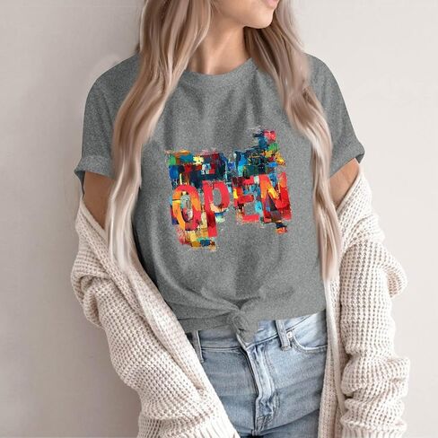 Tshirts كبيرة الحجم للنساء قمم أسفل القمصان مشدها Top Tie Dye Shirt Women's Fashion Golf Polo Plus in Kuwait