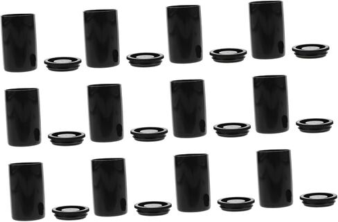 Mipcase 4Sets 36pcs Film Canisters مع حاويات تخزين خفيفة الوزن لغطاء لخطاف لصيد الأسماك والأدوات حقيبة جيب مريحة للتنظيم والسفر 36pcs*4 in Kuwait