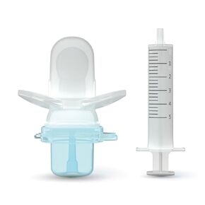 Pacifier Medicine Dispenser Paci Syringe Accurate Dose, Mess Free, BPA Free | for Newborns, Babies, Infants (Rumble Tuff)