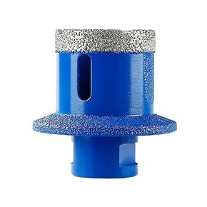 45mm Diamond Core Drill Set - Double-Layer Cooling Basin Hole Cutter for Kitchen Countertop/Sink Installation, Professional Grade for Tile/Quartz/Marble/Stone