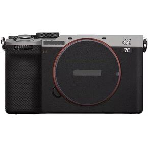 Camera Skin Wrap A7C2 Anti-Scratch Sticker Coat Vinly Protective Film Body Protector Decals Cover for Sony A7CR A7C II (Carbon Fiber Black)