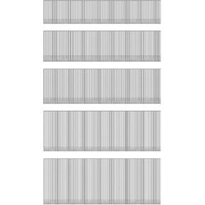 HW HAMWOO 18 Gauge 304 Stainless Steel Brad Nails,18 GA Nail Gun Nails Assorted, Suitable for Most Brand of 18 Gauge Pneumatic and Electric Brad Nailer(2",1-3/4",1-1/2",1-1/4",1")