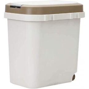 Rectangular Touch Bin,Plastic,for Kitchen Bathroom Bedroom Living Room Office 20L,30L, Press-Type Large-Capacity Trash can-36cm