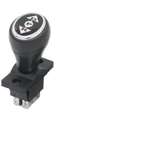 1Pcs KCD4 6Pin ON-Off-ON Children's Electric Vehicle Baby Carriage DPR Car Toggle Switch Push Handle Forward and Backward Stop(Beige,Self-Locking)