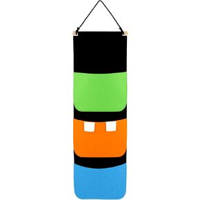 Felt Fish Extender for Disney Cruise Line - 10 Inch Width, 3 Pockets, Capped Wooden Rod, HTV Friendly, Easily Customize, 2025 FE for Gift Exchanges and Pixie Dust