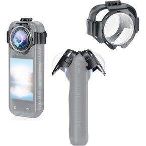 X5 CAPER LENS GUARD CAP متوافق مع INSTA360 X5 الملحقات المضادة للعدسات المضادة للخروج ، إدراج CORPERS GLASS LENS COVERTER