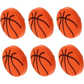 6pcs Boy Girl Room Basketball Pattern Pull Knobs Decorative Drawer Handles for Closet Easy to Install Stylish Design for Boy Girl Furniture for Boys and Girls Dresser