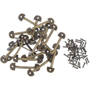 10pcs Vintage Drawer Handles Rustic Cabinet Pulls for Wardrobes Dressers and Furniture Easy to Install Retro Style Home Decor Knobs