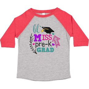 inktastic lil miss pre-k grad with Arrows Toddler T-Shirt
